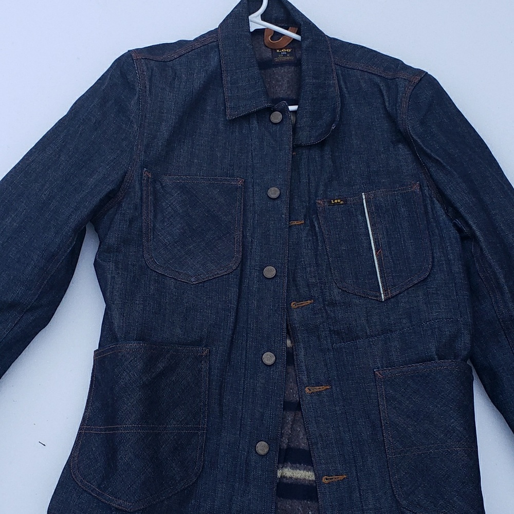 Lee 101 blanket lined selvedge denim